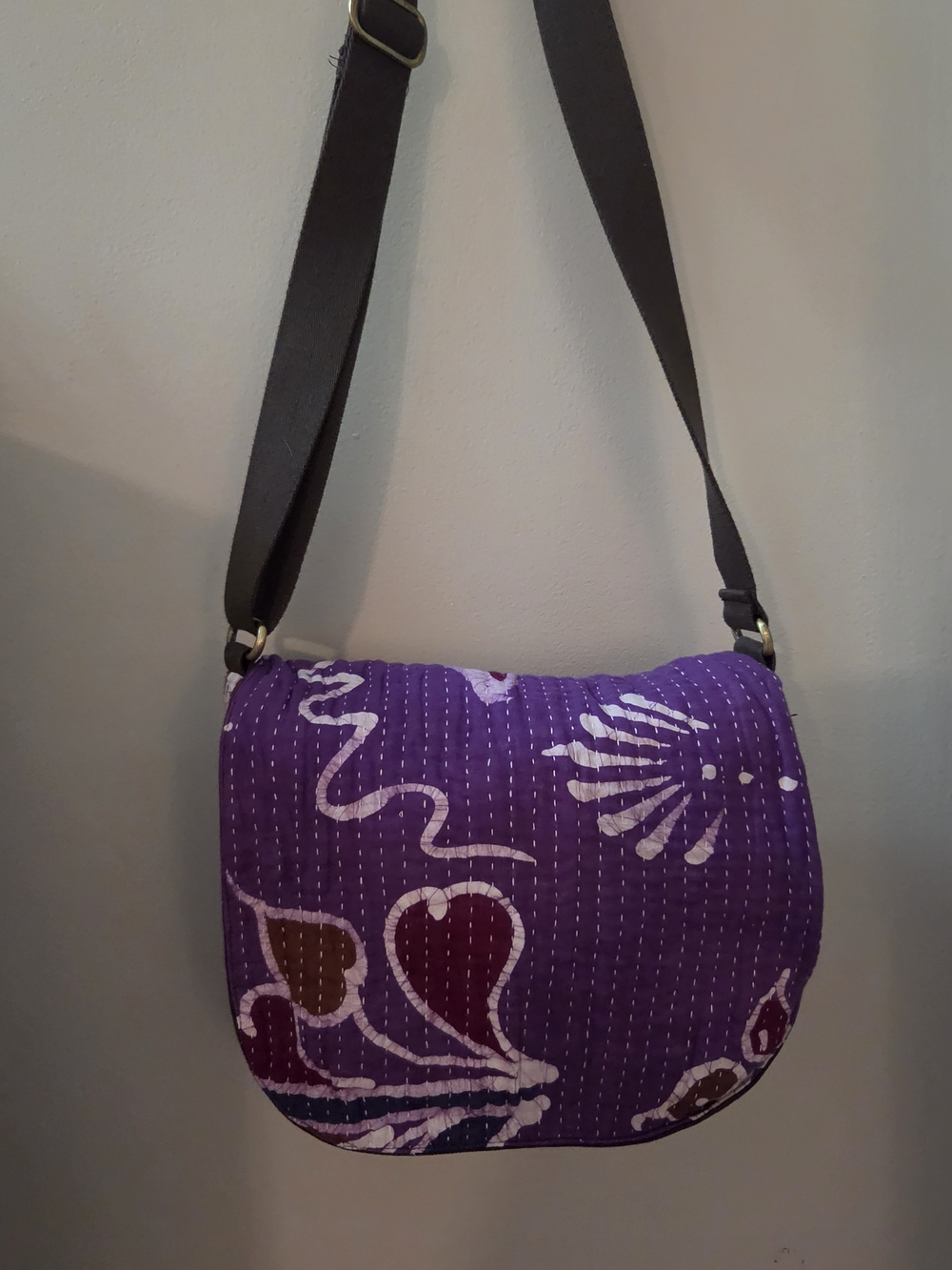 ✨ Sari Bari Boho Kantha Quilted Crossbody Bag ✨